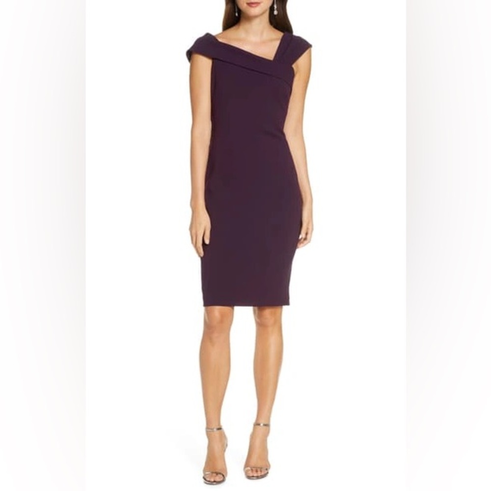 Vince Camuto Asymmetrical Sheath Dress